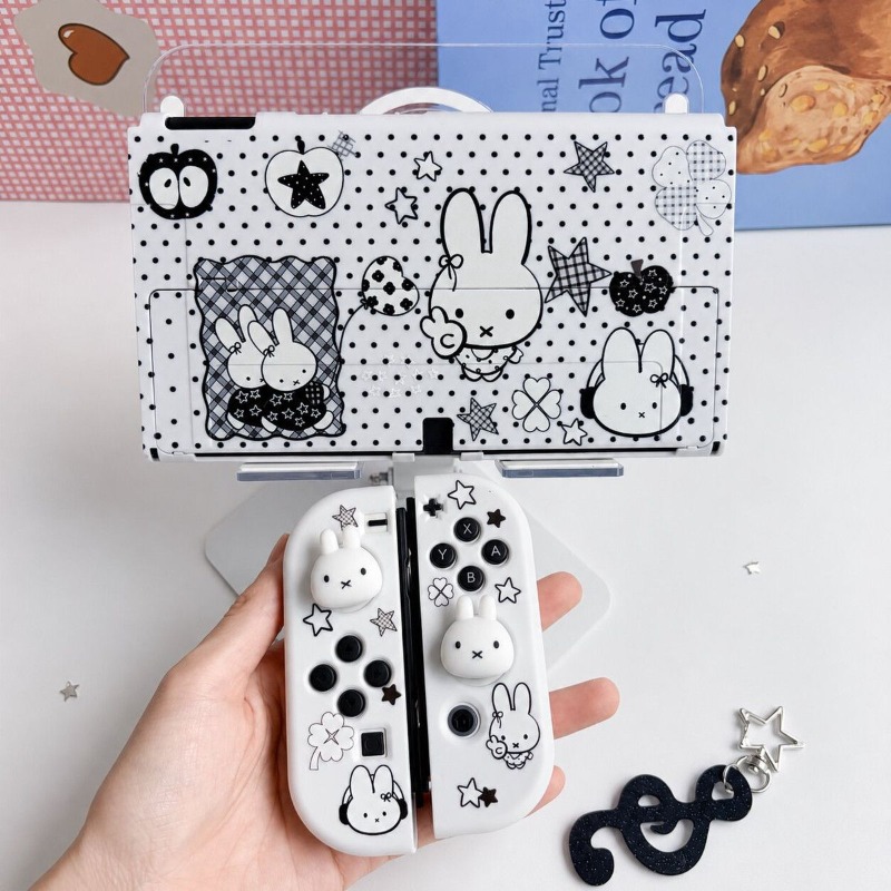 Gaming Console In Tv - 닌텐도 스위치 OLED용 귀여운 미피 보호
