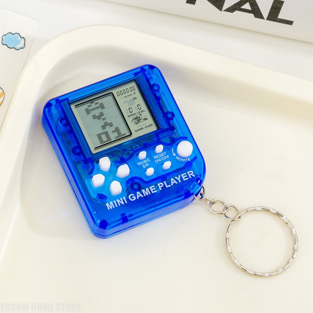 Gaming Console Keychain - 클래식한 추억의 테트리스 휴대용 게임기 키체인
