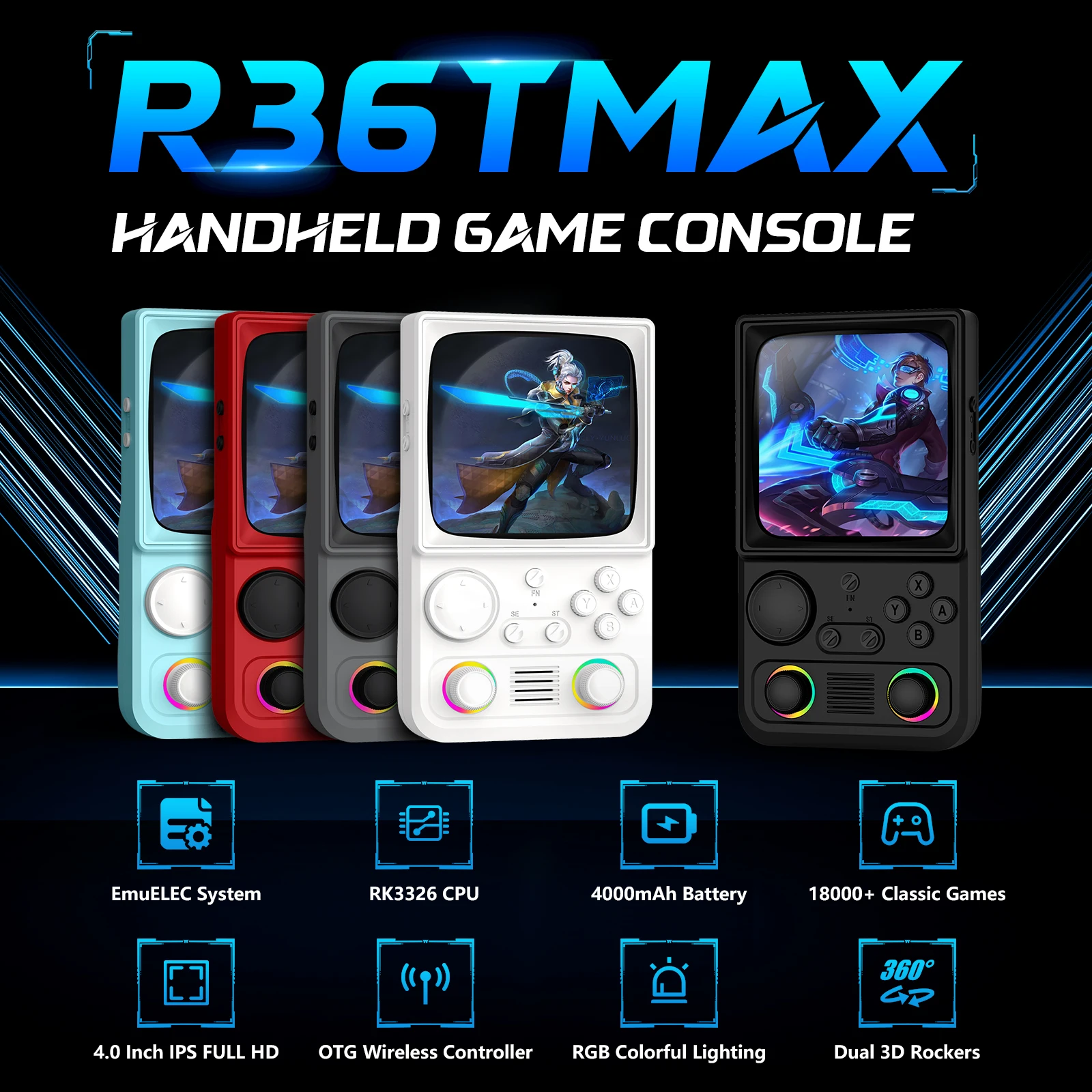 AiSLPC R40 휴대용 게임 콘솔 EmuEMEC 시 - Gaming Console Under 5000 리뷰 및 가격