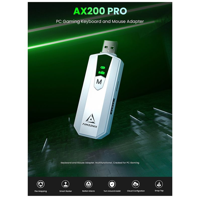 AIMZENIX AX200PRO PC 게임용 K&M 컨 - Gaming Console Latest 리뷰 및 가격