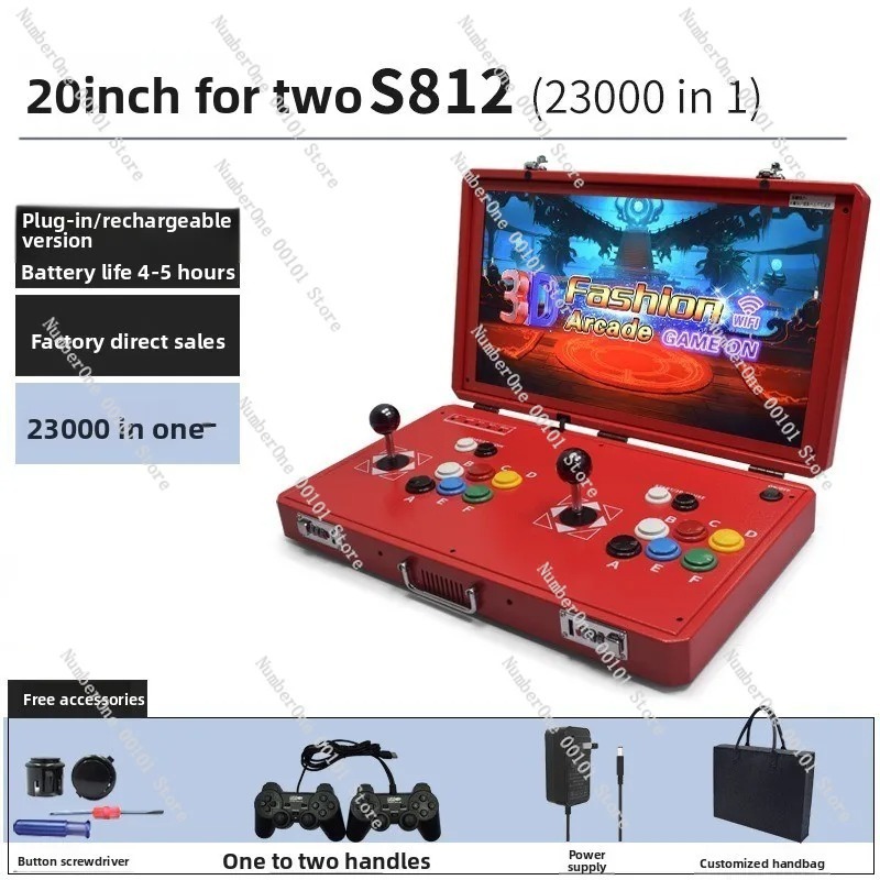 휴대용 레트로 아케이드 게임 콘솔, 듀얼 조이스틱 컨트 - Gaming Console In Tv 리뷰 및 가격