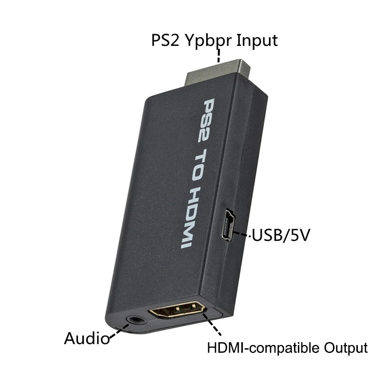PS2-HDMI 오디오 비디오 컨버터 480i/480p - Gaming Console All 리뷰 및 가격