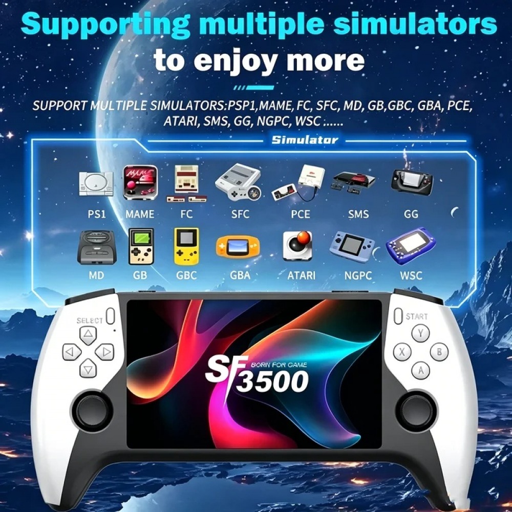 SF3500 5인치 휴대용 게임 콘솔 (PS1, GBA - Gaming Console Buttons 리뷰 및 가격