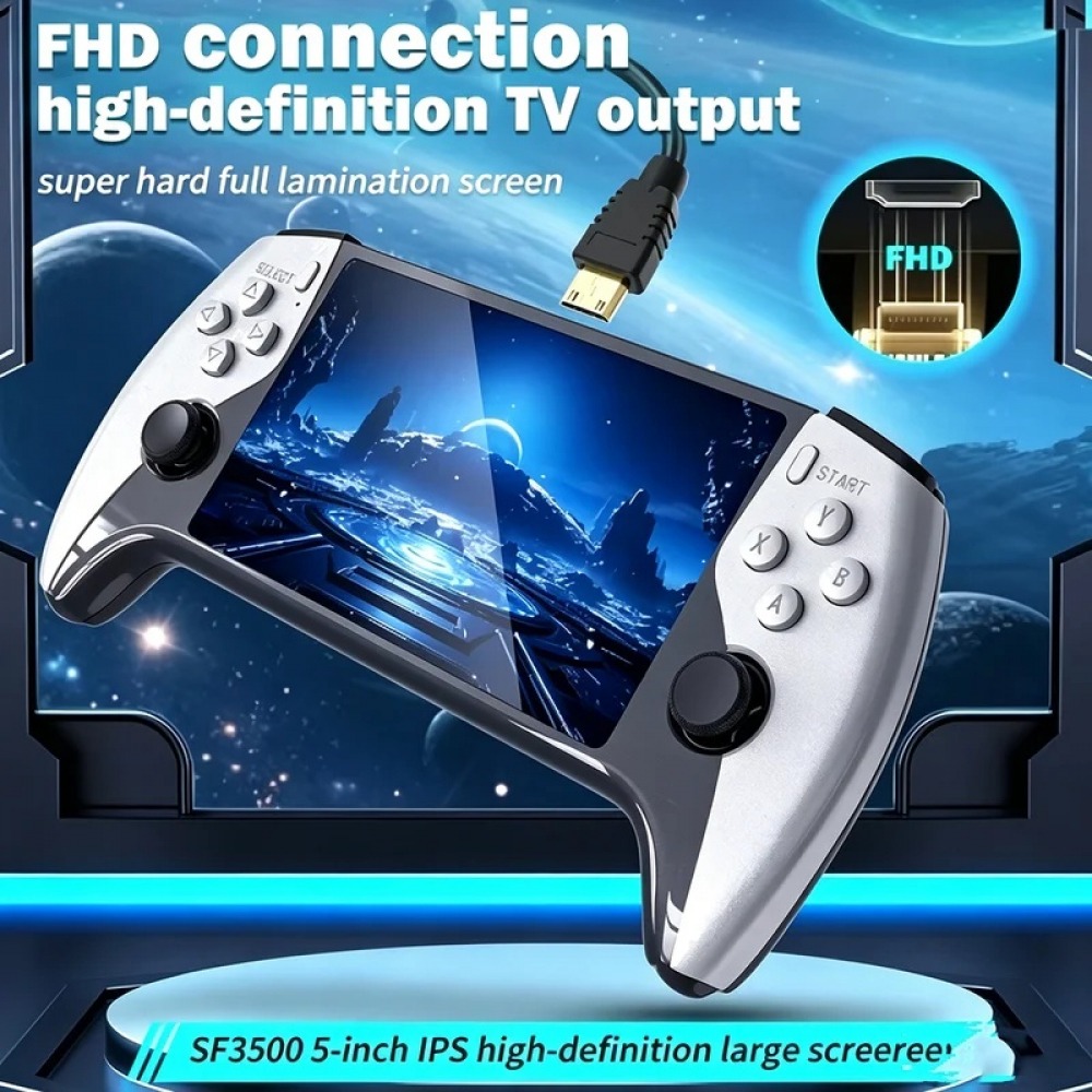 SF3500 5인치 휴대용 게임 콘솔 (PS1, GBA - Gaming Console Buttons 리뷰 및 가격